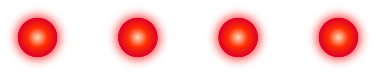 4 LEDs illuminated in red. 