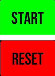 Start and Reset buttons from the Speed Profiler Display in VBOX Touch Speed Profiler App.