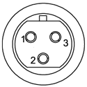 Image of the Video VBOX Waterproof Power Connector.