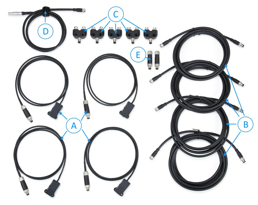 4 temperature sensors