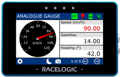 Analogue Gauge_Text colour_Red