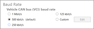 CAN - baud rate