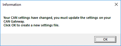 CAN Gateway File Popup