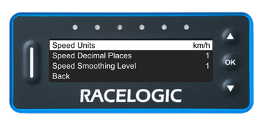 Display Menu_Speed Menu_Speed Units