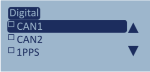 Screenshot of Digital Channel configuration screen with CAN1 highlighted.