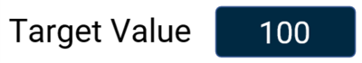 MFD Touch Target Graph Target Value