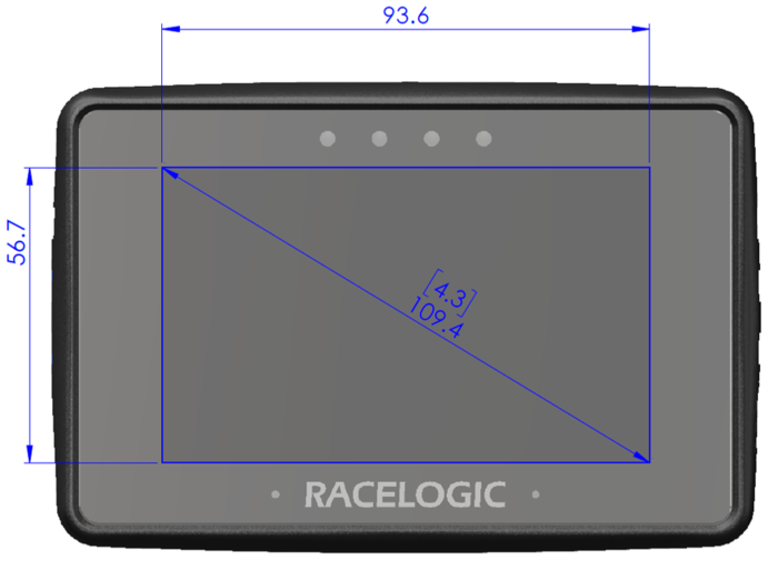 PB Touch Dimensions Screen
