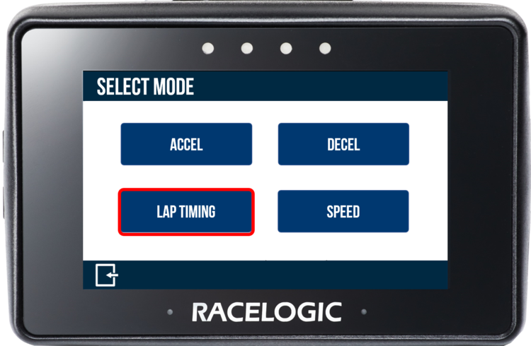PB Touch Mode Lap Timing