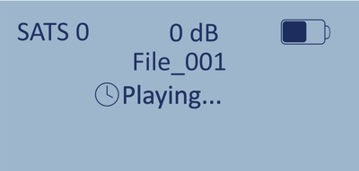 Screenshot of a LabSat 4 when playing a scenario file.