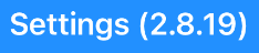 Settings (app version)