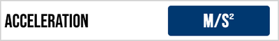 Speed profiler app - general settings_Acceleration