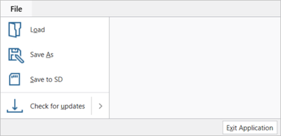 VBOX HD Lite_FileMenu
