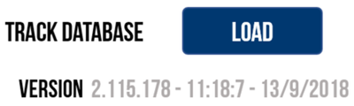 Track Database option in the Lap Timing Settings on VBOX Touch.