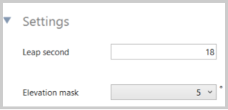 Screenshot of the Settings area.